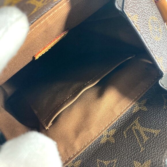 LOUIS VUITTON Brown Monogram Leather Shoulder Bag - Picture 15 of 16
